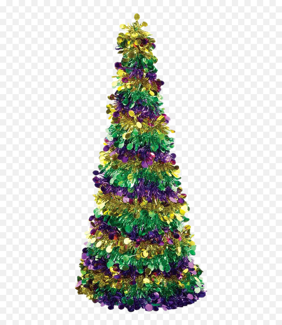 Tinsel Christmas Tree Png Hd Mart - Christmas Tinsel Tree,Christmas Tree Lights Png