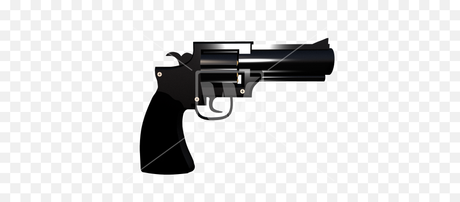 Black Revolver Png Transparent Background