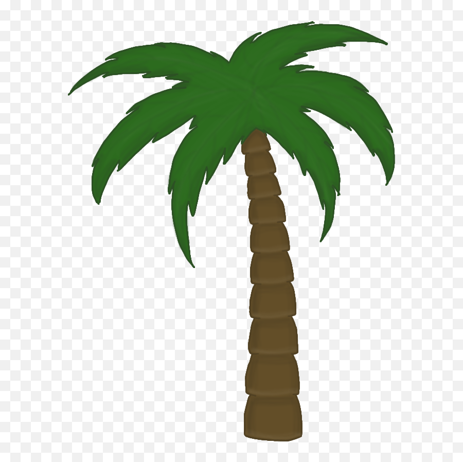 Summer Palm Tree Sticker By Tysm For 50 Followers - Palmera Vector Png,Palm Tree Emoji Png