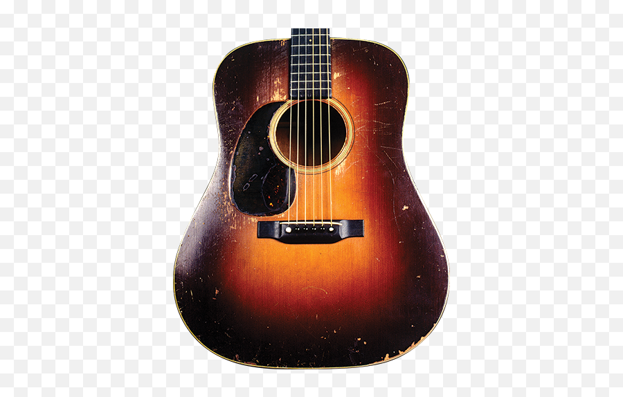 30 Most Valuable Guitars - Aged Martin D18 Sunburst Png,Gibson Guitar Logo
