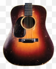 30 Most Valuable Guitars - Aged Martin D18 Sunburst Png,Gibson Guitar Logo