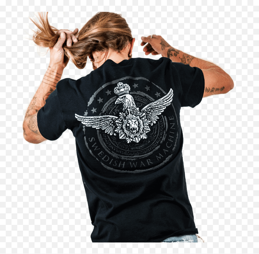 Swedish War Machine T - Crew Neck Png,War Machine Logo