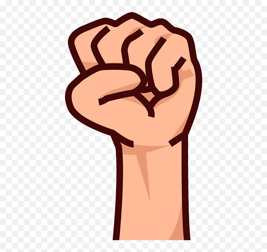Raised Fist Emoji Clipart Free Download Transparent Png - Fist Clipart,Raised Fist Png