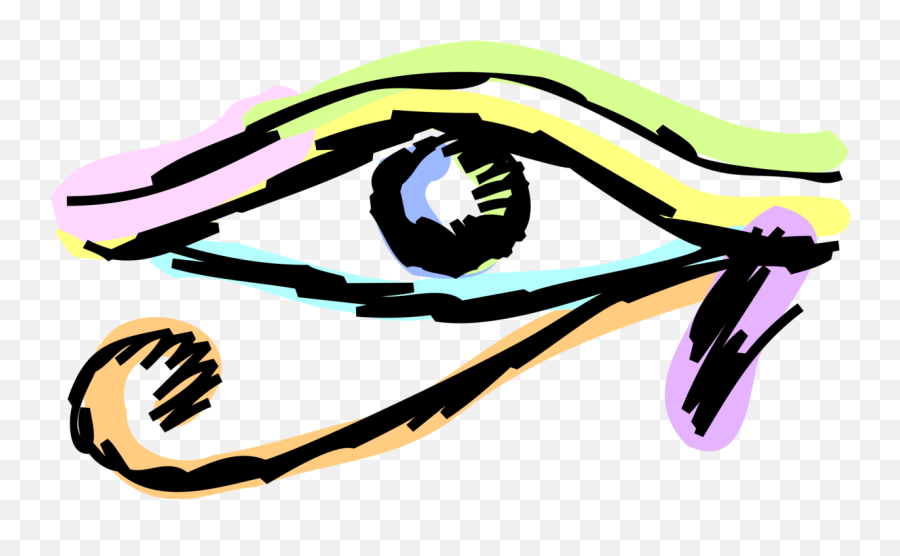Eye Of Horus Ancient Egyptian Symbol - Vector Image Eye Of Horus Png,Eye Of Horus Png