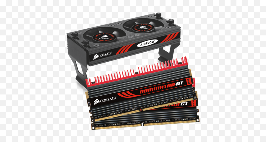 Dominator Gt With Airflow Ii Fan U2014 4gb Dual Channel Ddr3 - Corsair Gtx 2 Memory Png,Airflow Icon Extractor Fan Not Working