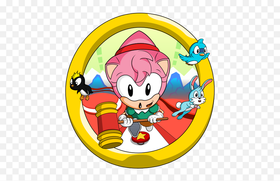 Sonic Mania Amy Rose Team Fortress 2 - Fictional Character Png,Sonic Cd Icon