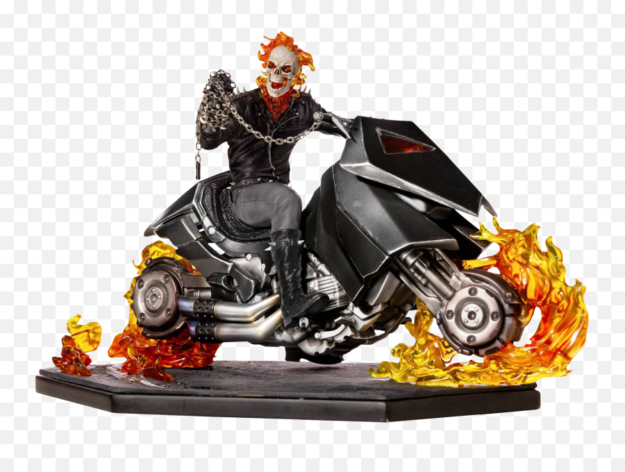 Ghost Rider Exclusive Scale - Iron Studios Ghost Rider Statue Png,Ghost Rider Transparent