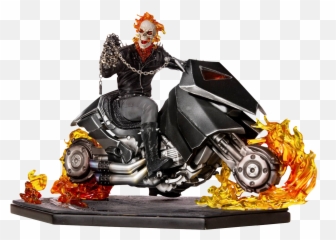 Ghost Rider Exclusive Scale - Iron Studios Statue png