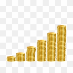 Money Clipart Coin Picture 6174 - Stacks Of Coins Png
