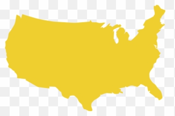 Siding Quotes - Usa Map Yellow Png