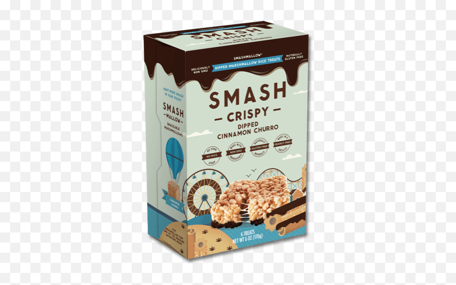 Smashmallow Cinnamon Churro - Snackable Marshmallows Smash Crispy Dipped Png,Churro Icon