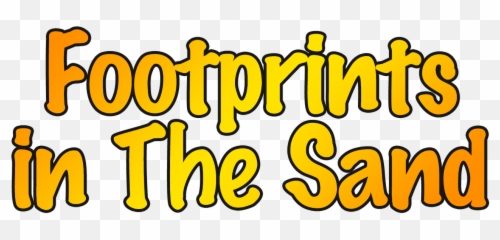 Footprints In The Sand - Clip Art png