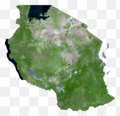 Tanzania Map - GIS Geography Vector png