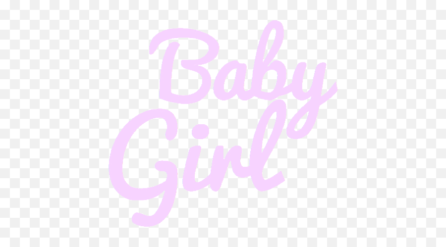 Babygirl Pink Cute Cutie Girly Png Text - Calligraphy,Girly Png
