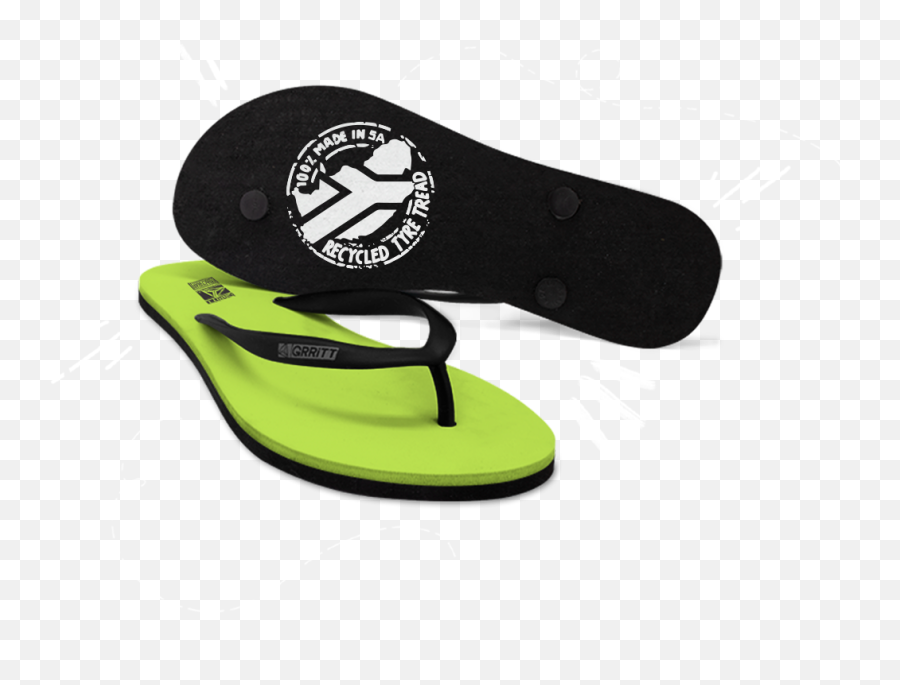 Grritt Flip Flops Made From Recycled Tyre Tread Png