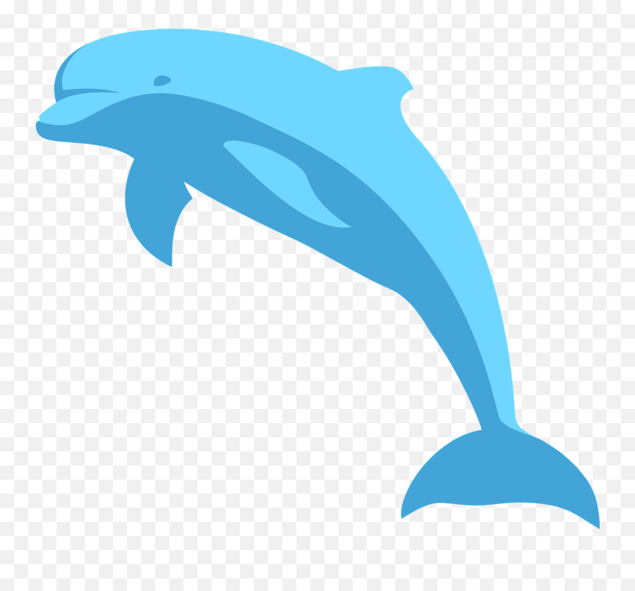 Dolphin Blue Jumping - Delfin Clipart Png,Dolphin Clipart Png