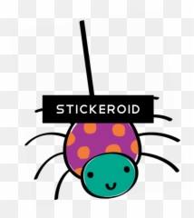 Cute Spider - Clip Art png