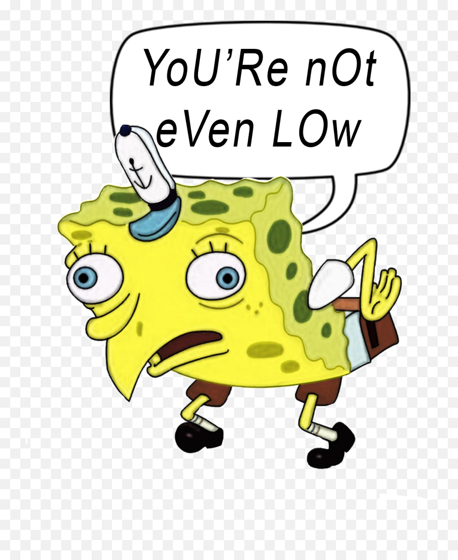 Mocking Spongebob Slap Spongebob Meme Transparent Background Png