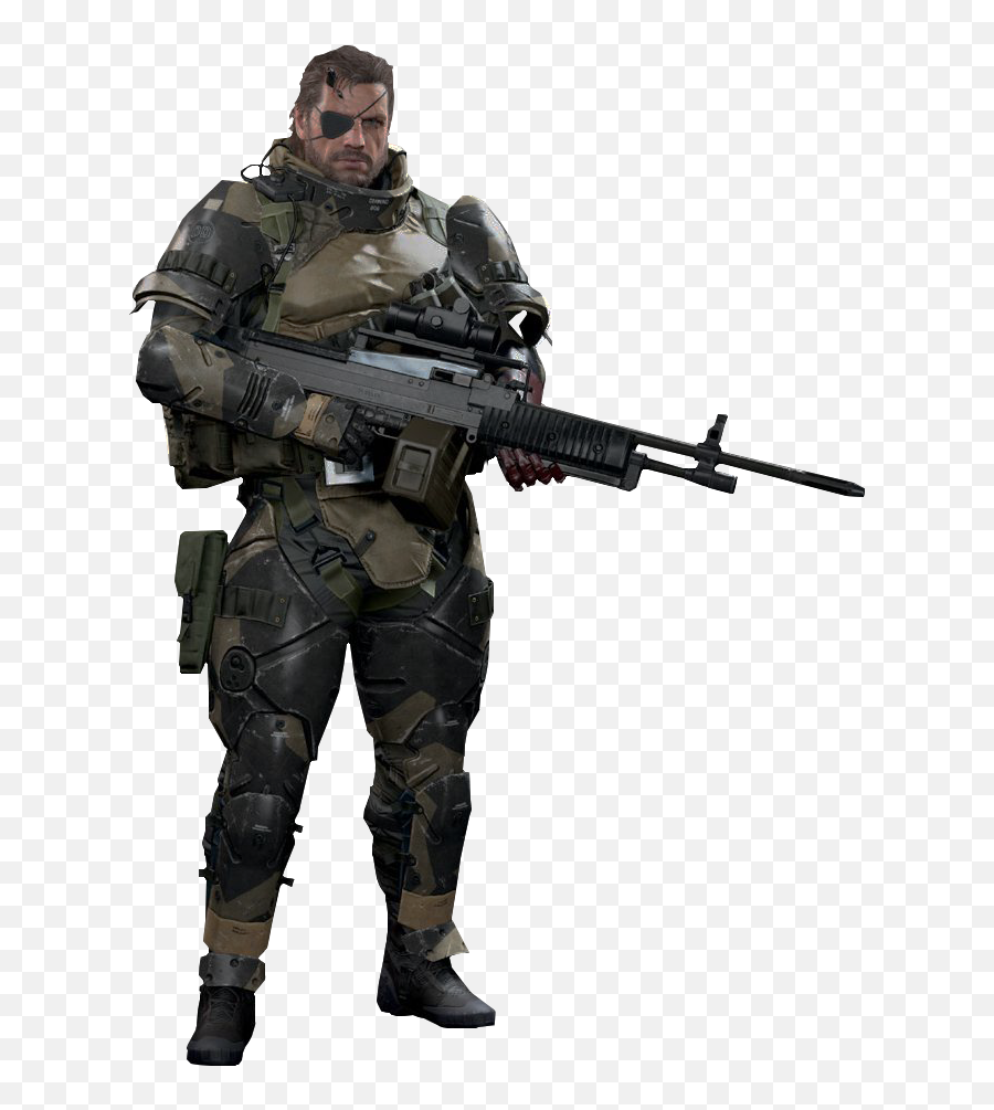 Metal Gear Solid V The Phantom Pain Big - Metal Gear Solid 5 Battle Dress Png,Big Boss Png