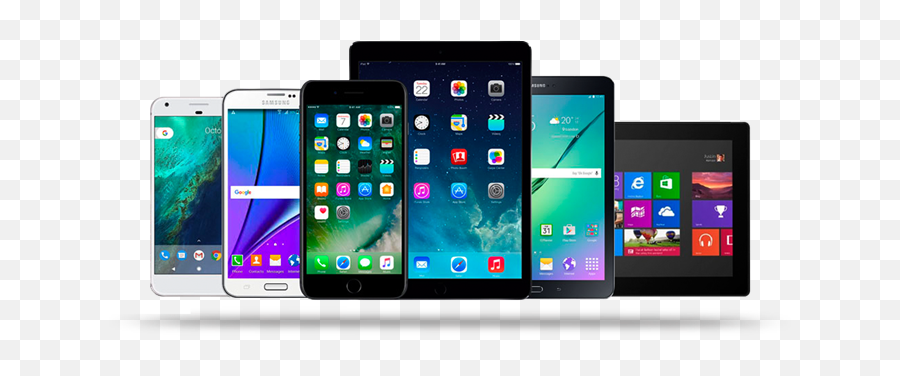 Download Hd Conserto De Celular E Tablet - Mobile Phone Mobiles And Tablets Png,Tablet Png