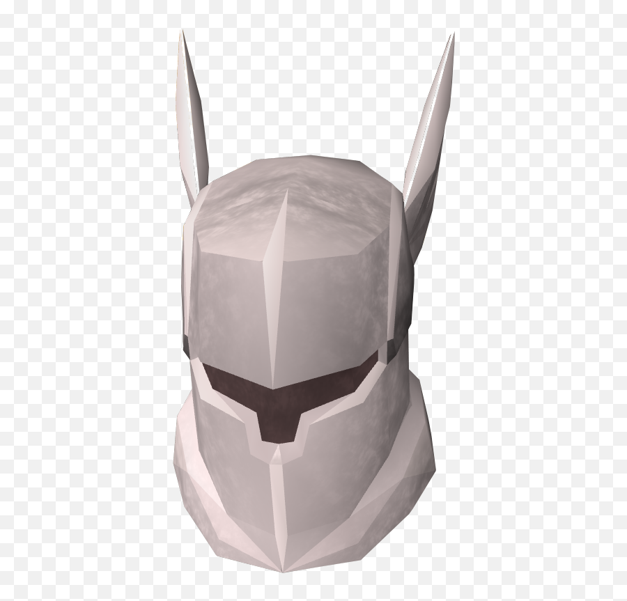 Download White Knight Helmet That Demon - Runescape White Full Helm Png,Knight Helmet Png