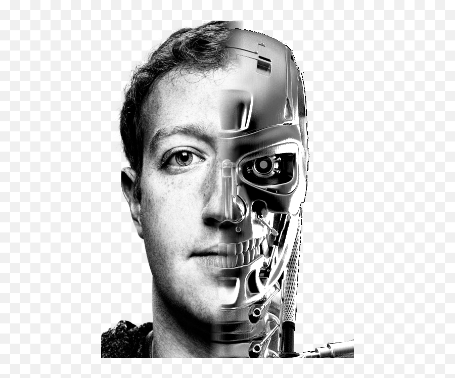 Mark Zuckerberg Face Black And White Monochrome Photography - Mark Zuckerberg Platon Png,Terminator Face Png