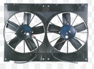 Dual 11 12v Electric Thermo Fans Race Series 2800cfm - Ventilation Fan Png,Fan Png