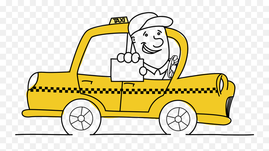 Driver Vector Taxi Transparent U0026 Png Clipart Free Download - Ywd Png Image Taxi Cartoon Png,Taxi Png