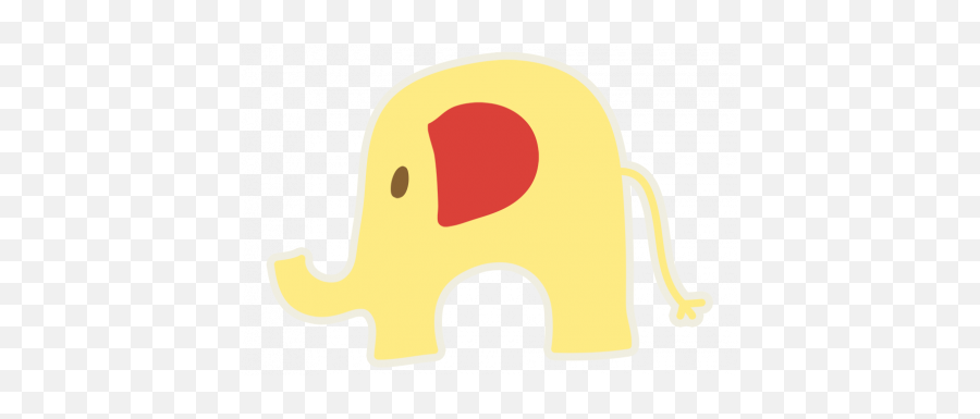Baby Elephant Yellow Graphic By Marisa Lerin Pixel - Indian Elephant Png,Baby Elephant Png