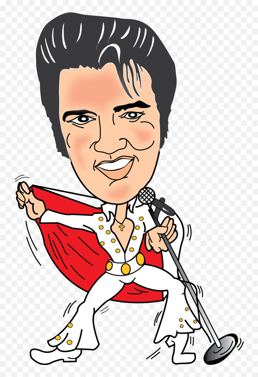 Transparent Elvis Presley Clipart - Elvis Presley Cartoon Png,Elvis Png