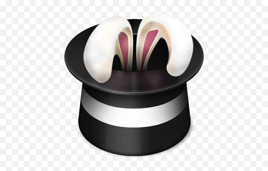 Hat Magic Rabbit Icon - Transparent Background Hat With Rabbit Ears Clip Art Png,Rabbit Png