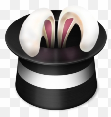 Hat Magic Rabbit Icon - Transparent Background With Rabbit Ears Clip Art png