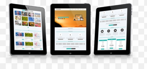 Cleanbiz Bootstrap One Page Template - Tablet Computer png
