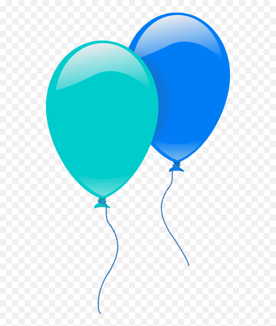 Pretty Pastel Balloons - Blue And Green Balloon Png,Blue Balloons Png