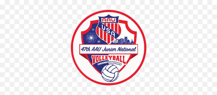 Aau - Volleyball Png,Volleyball Logo