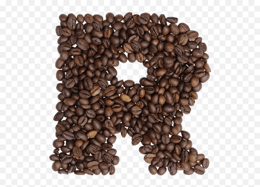 Buy Colombian Coffee Font And Enjoy Roasted Beans Typography - Alphabet Coffee Bean Typography Png,Coffee Beans Transparent Background