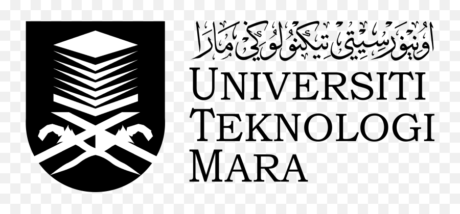 Uitm Universiti Teknologi Mara Logo Png Transparent U0026 Svg - Universiti Teknologi Mara,Black And White Png
