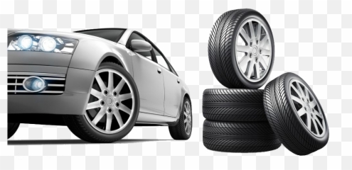 Car Tire Png Image - Car With Tyre Png,Tires Png