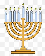 Draw Menorah - Hanukkah No Background Png,Hanukkah Png