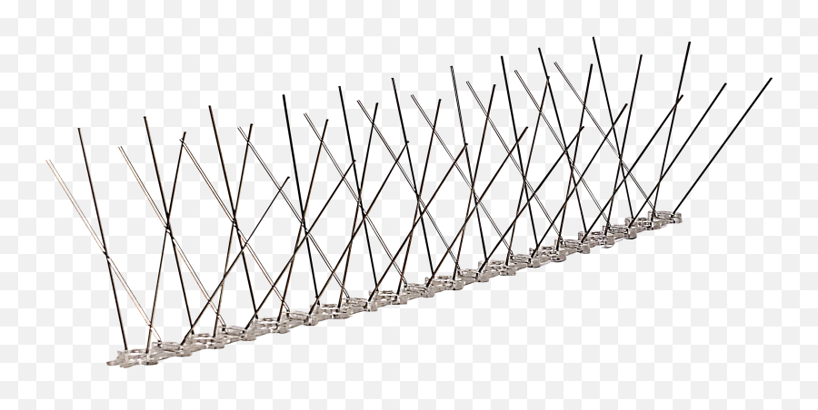 Download Pestrol Bird Spikes - Bird Spikes Transparent Background Png,Spikes Png