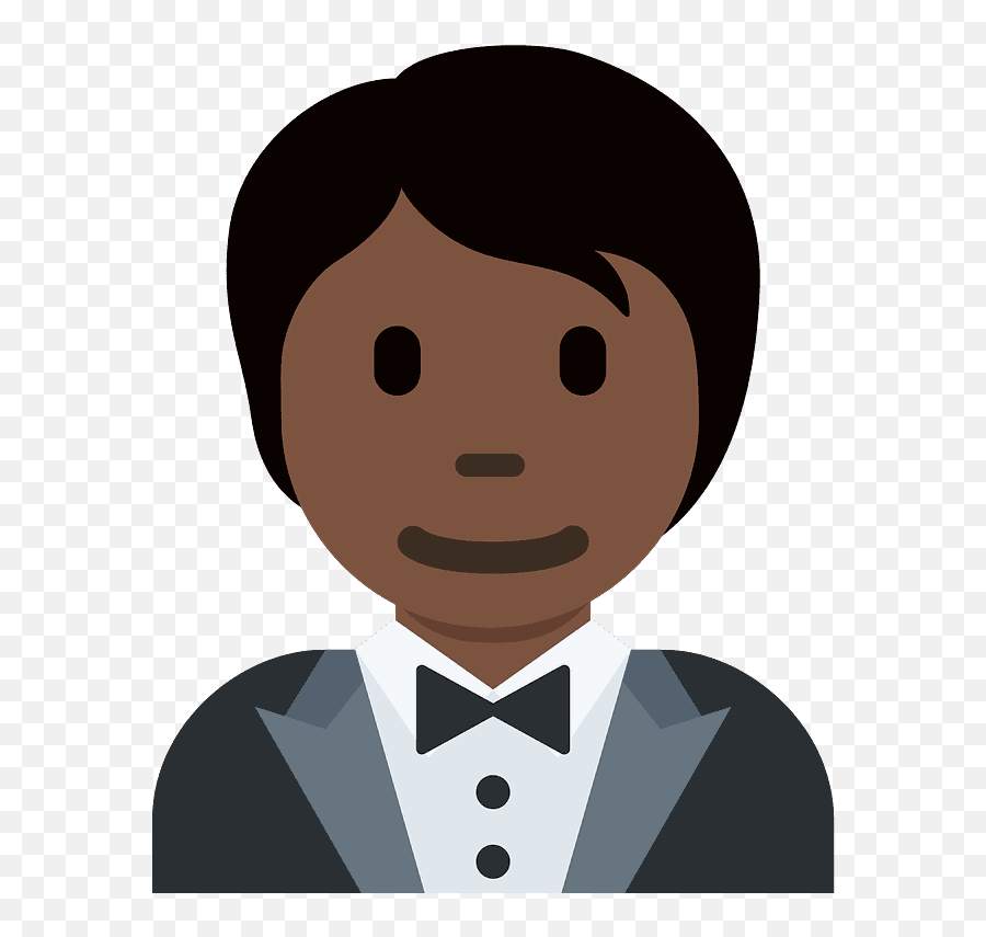 Person In Tuxedo Emoji Clipart Free Download Transparent - Deaf Person Deaf Clipart Png,Tuxedo Png