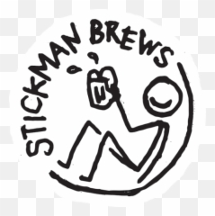 Stickman Brews Up Fat Guy In Suspenders Food - png