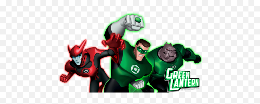 Download The Animated Series Tv Show Image With Logo And - Green Lantern The Animated Series Characters Png,Green Lantern Logo