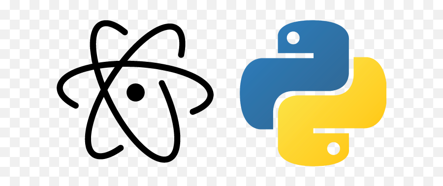 Setting Up A Python Environment In Atom Development - Logo Atom Editor Icon Png,Atom Logo