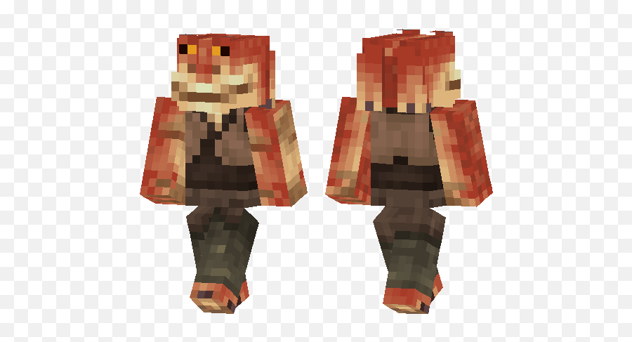 Jar Binks - Zombie In A Suit Minecraft Skin Png,Jar Jar Binks Png