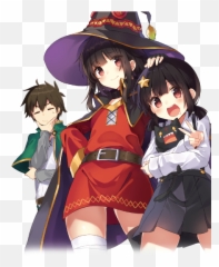 And Komekko - Konosuba Vol 11 Png,Megumin Png