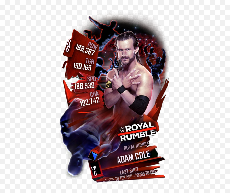 Adam Cole - Wwe Supercards Roya Rumble Png,Adam Cole Png
