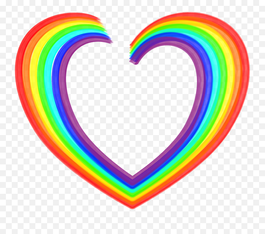 Rainbow Hearts And Hoops Png Bundle - Girly,Rainbow Heart Png