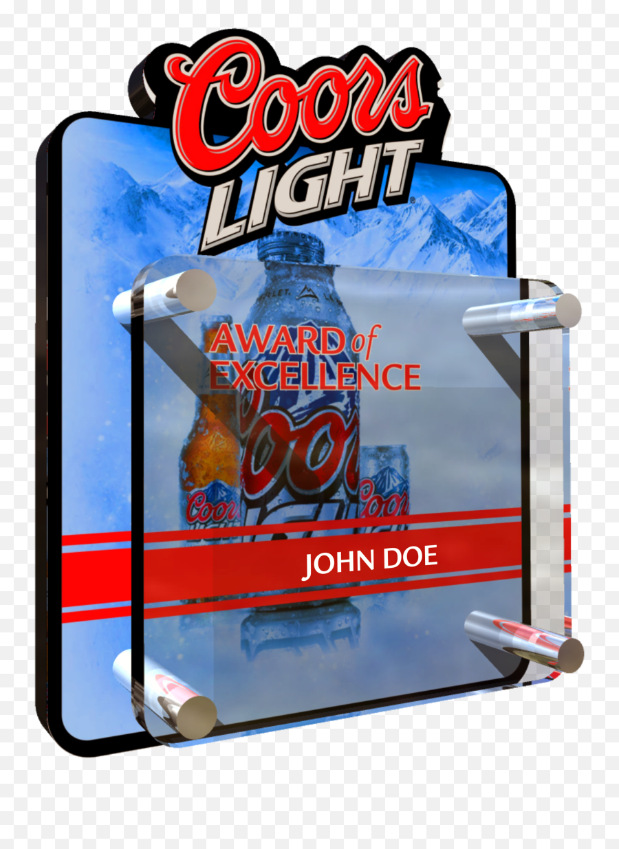Crystal Trophies Png Coors Light