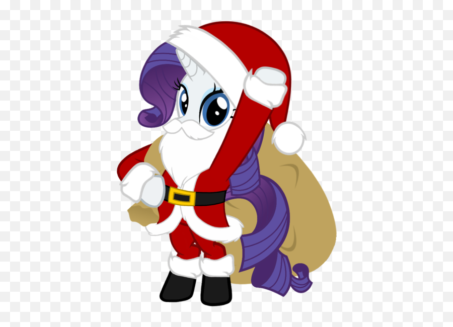 2436356 - Artist Needed Safe Rarity Pony Unicorn Beard Santa Claus Png,Santa Hat And Beard Png